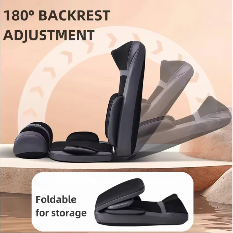 Shiatsu Neck Back Massager with Heat, 2D Ro 3D Kneading Massage Chair Pad, Adjustable Compression Seat Massager for Full Body