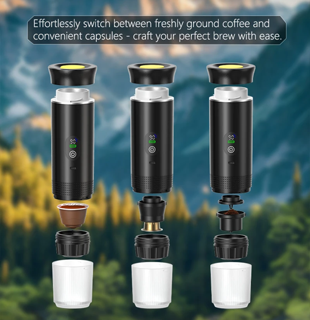 Wirelexpresso: Portable Electric Espresso Coffee Machine